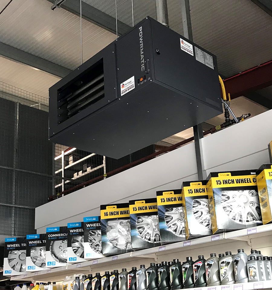 Industrial u0026 Commercial Car Garage Heating Systems | Heritage